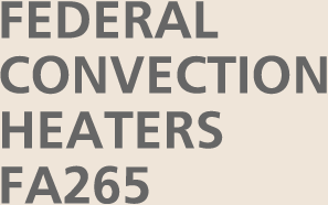 FEDERAL CONVECTION HEARTERS FA265